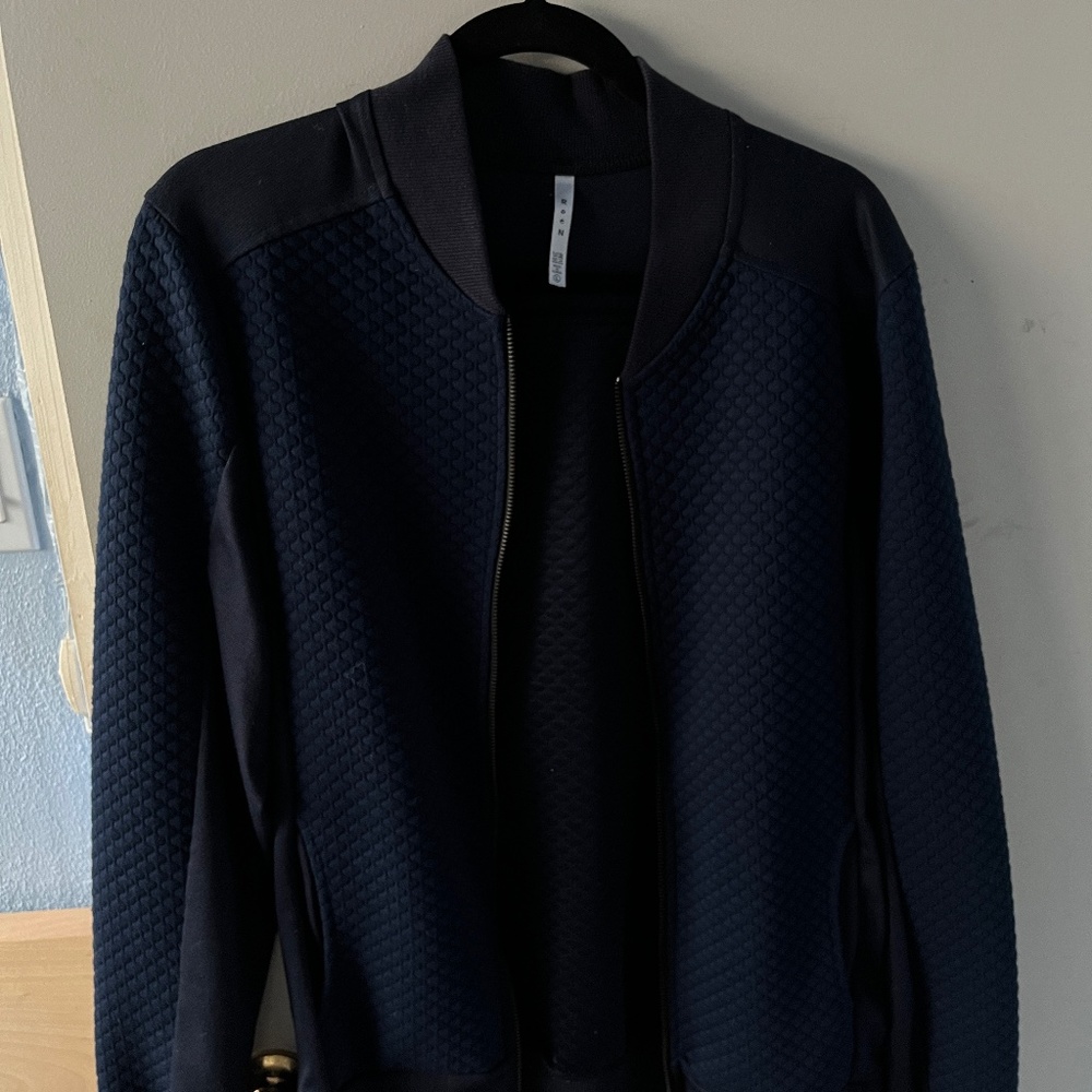 Quilted Jacket in Navy